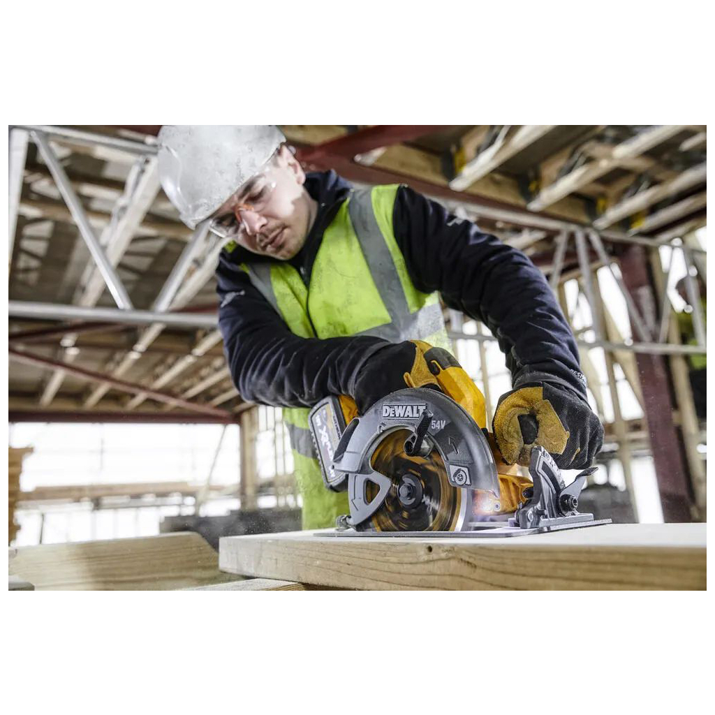 Дискова пила DeWALT 54В XR FLEXVOLT Li-lon, диск 190х30 мм, 3.6 кг, кейс TSTAK (без АКБ та ЗП) (DCS578NT) - зображення 5