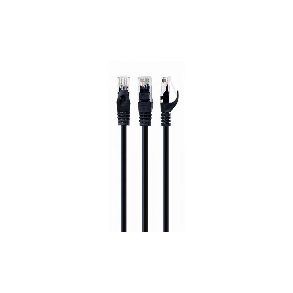Патч-корд Cablexpert 1.5м UTP cat 6 CCA black (PP6U-1.5M/BK) - изображение 1