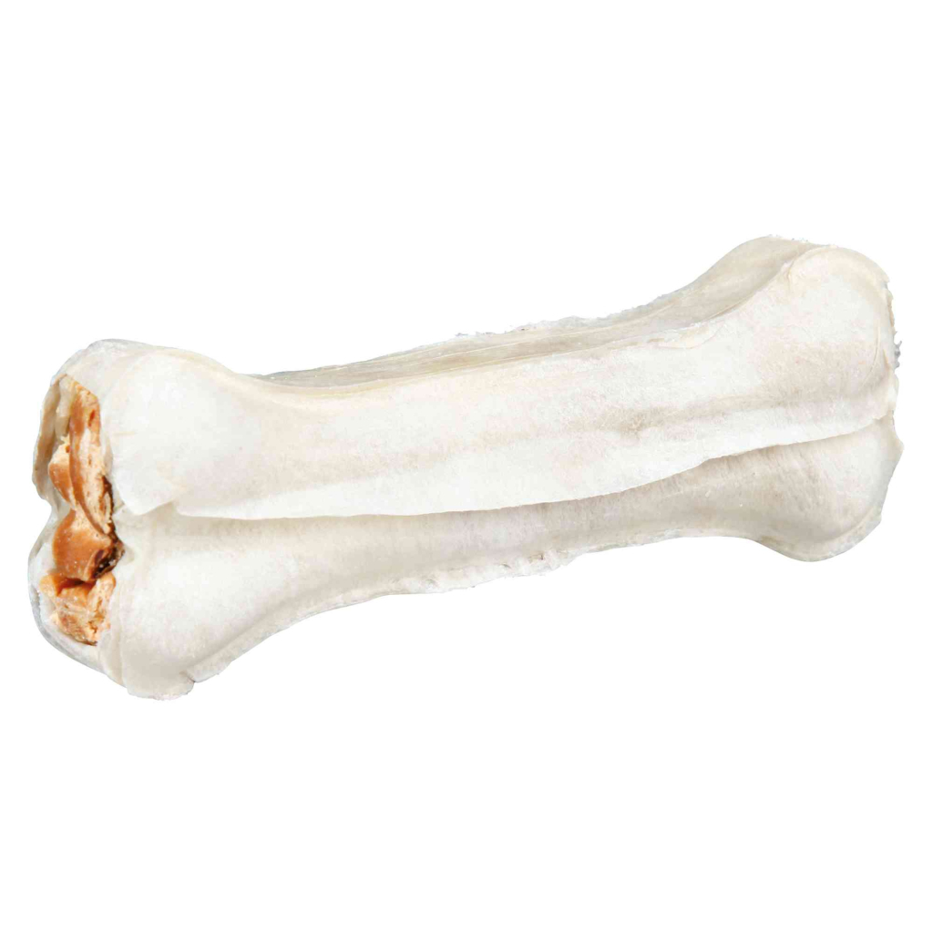 Ласощі для собак Trixie Кістка для чищення зубів з качкою Denta Fun 10 см 70 г (4011905313917) - зображення 2