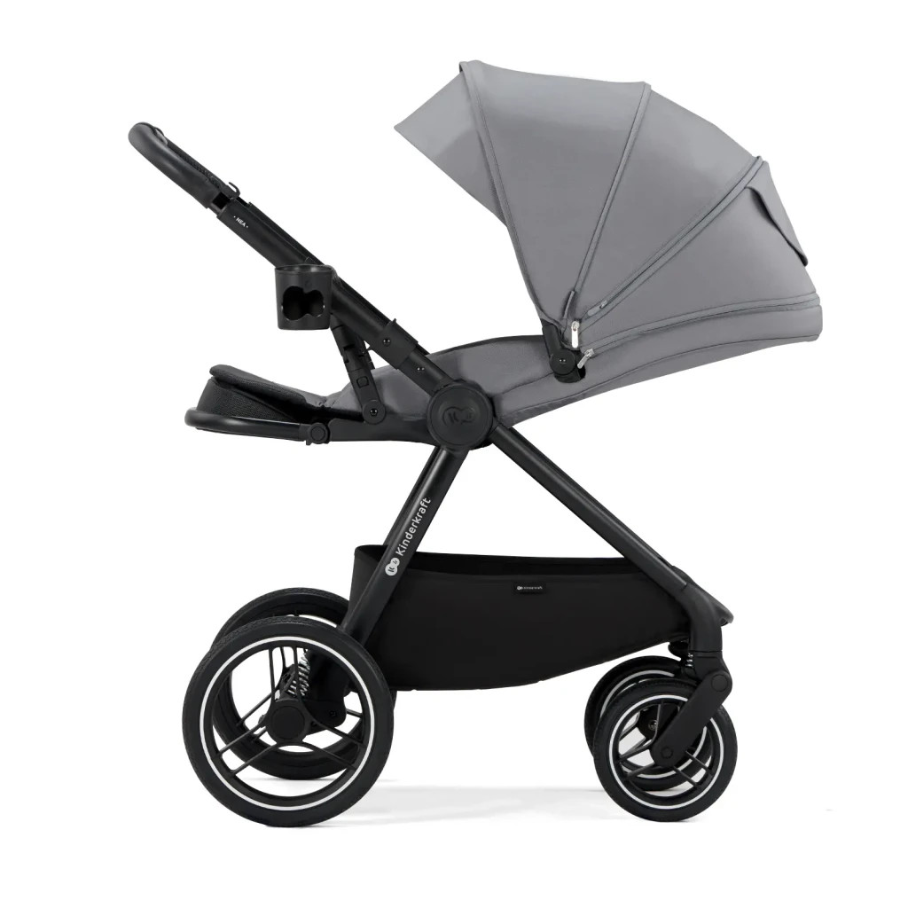 Коляска Kinderkraft 2 в 1 Nea Platinum Grey (KSNEA000GRY2000) (5902533919826) - изображение 5