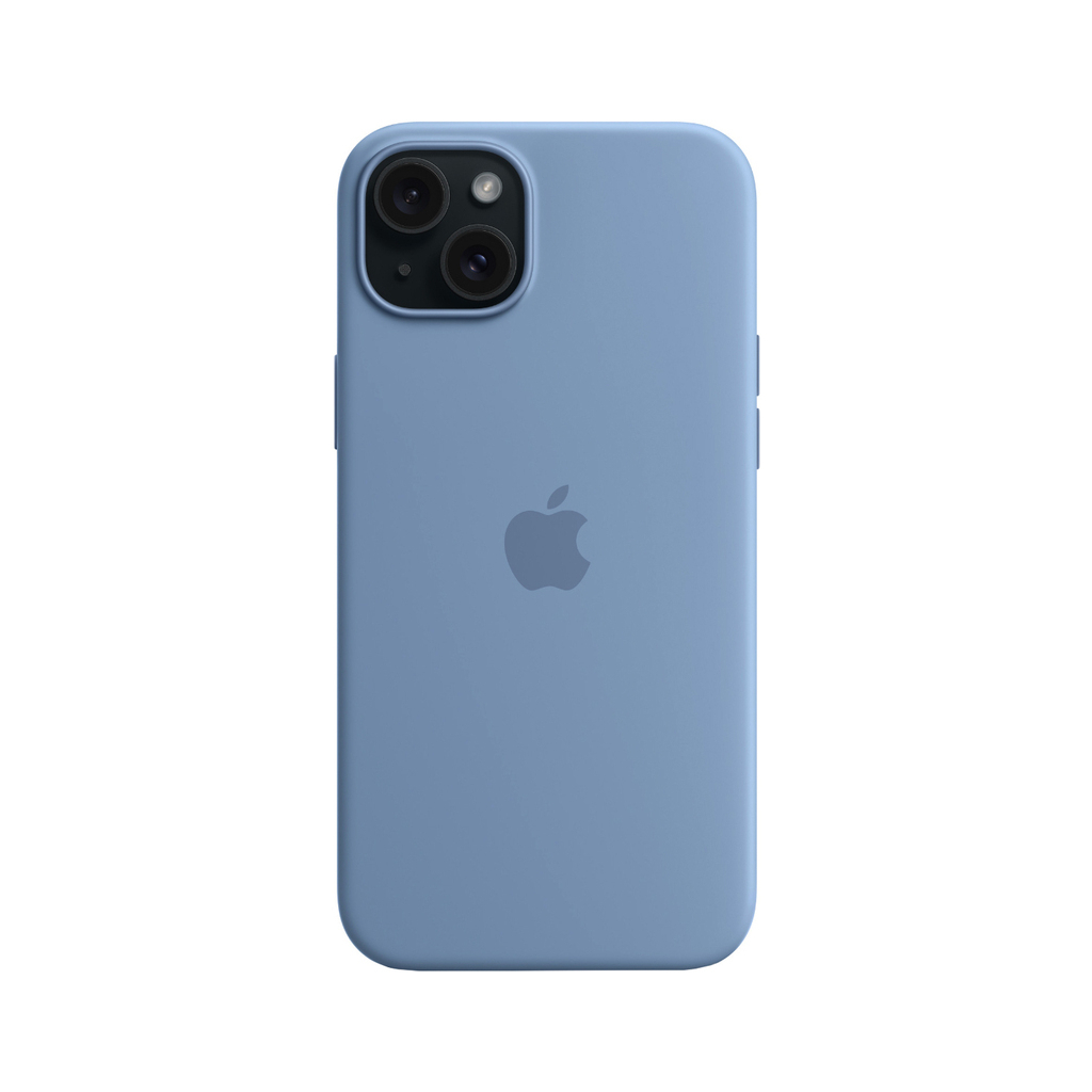 Чохол до мобільного телефона Apple iPhone 15 Silicone Case with MagSafe Winter Blue (MT0Y3ZM/A) - зображення 5