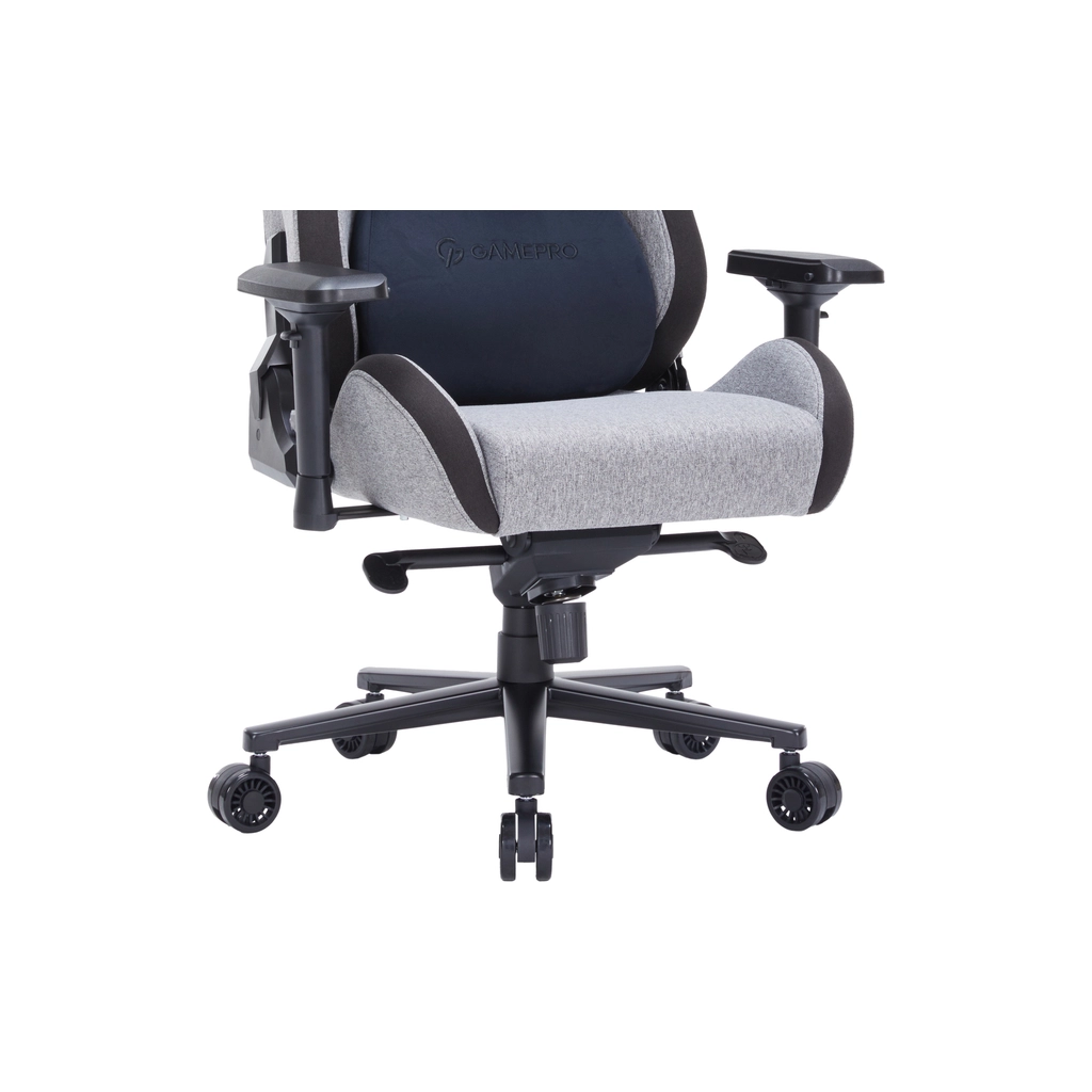 Крісло ігрове GamePro GC900DG Size XL Fabric Dark Grey (GC900DG) - зображення 10