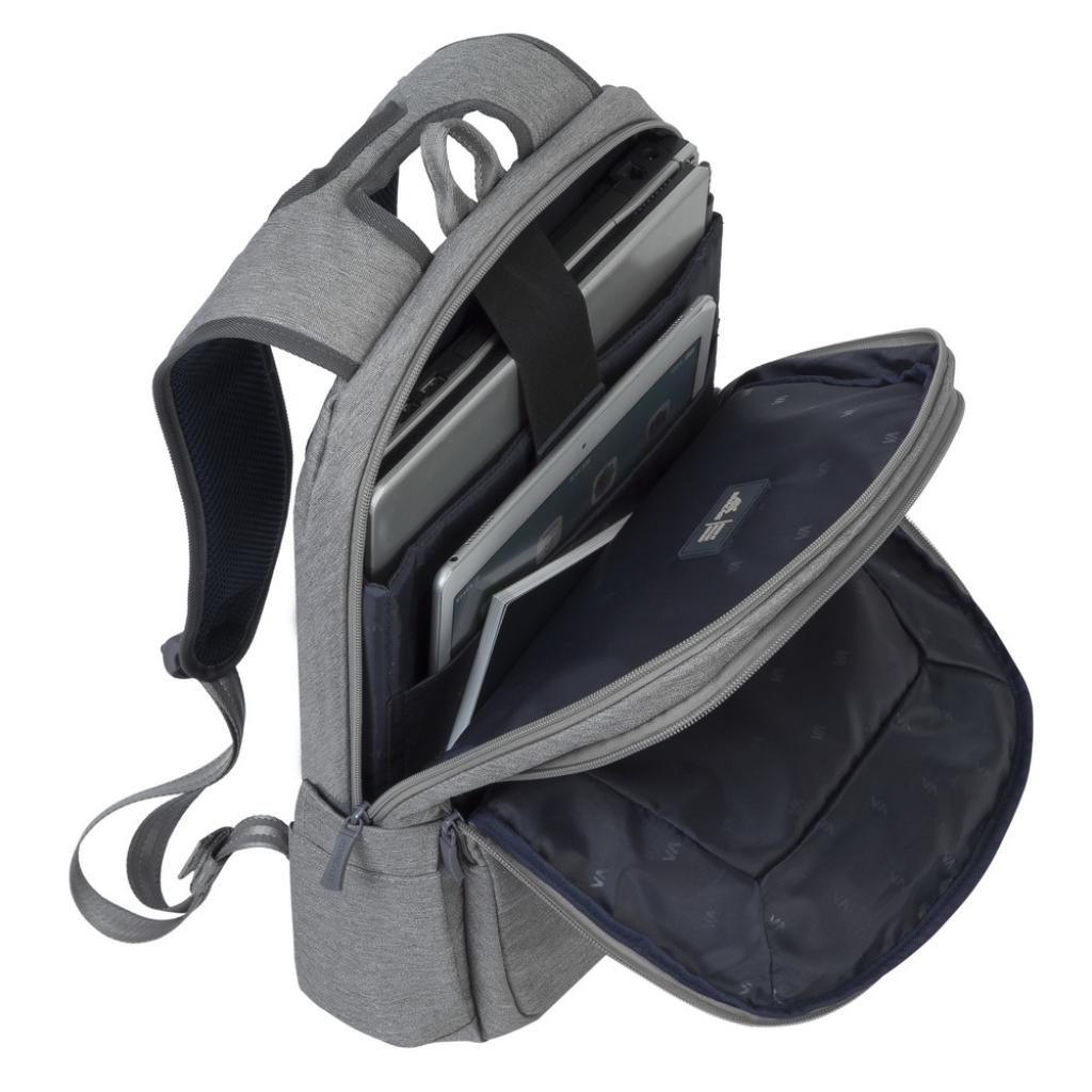 Рюкзак для ноутбука RivaCase 15.6" 7760 Grey (7760Grey) - зображення 4