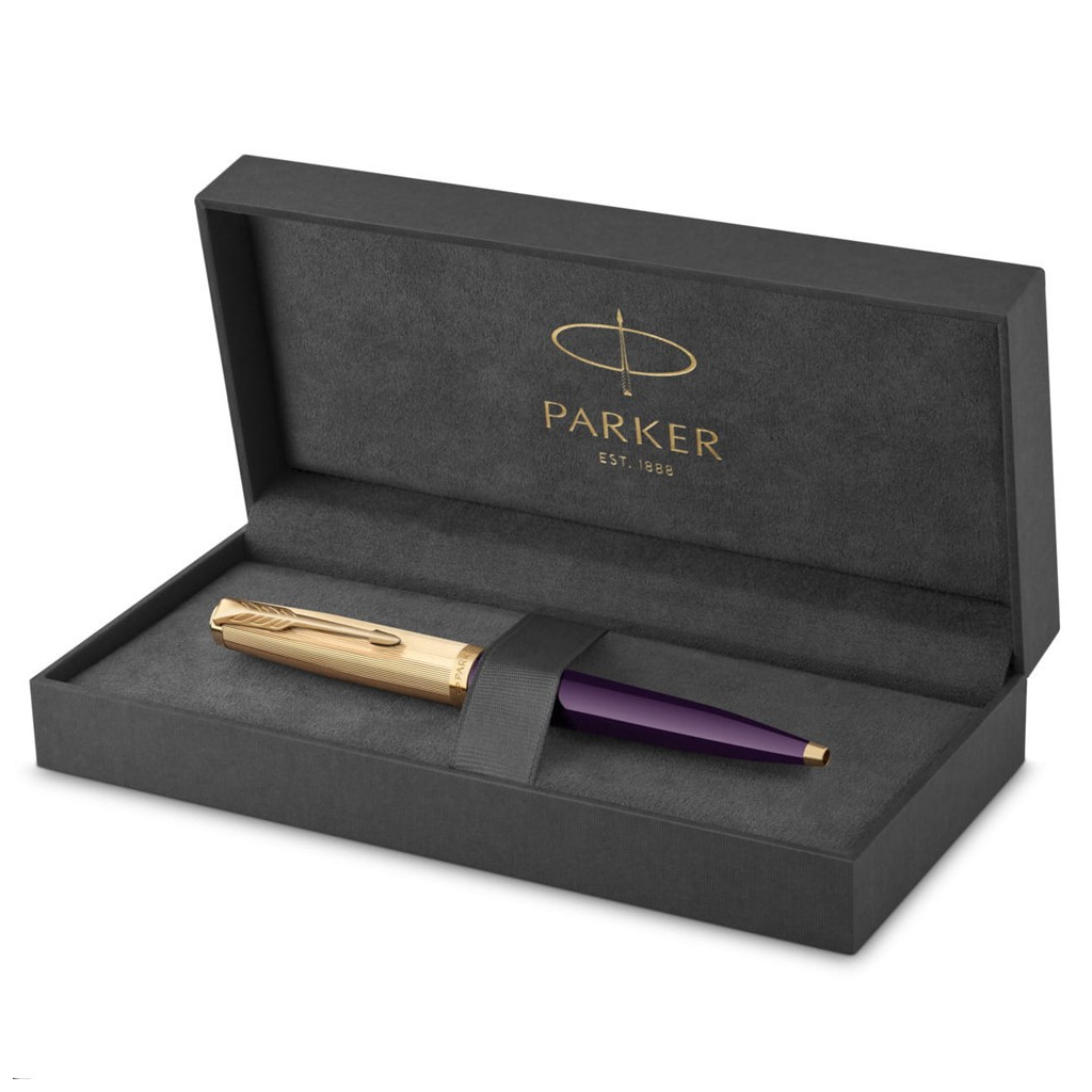 Ручка кулькова Parker 51 Deluxe Plum GT BP (57 132) - изображение 5