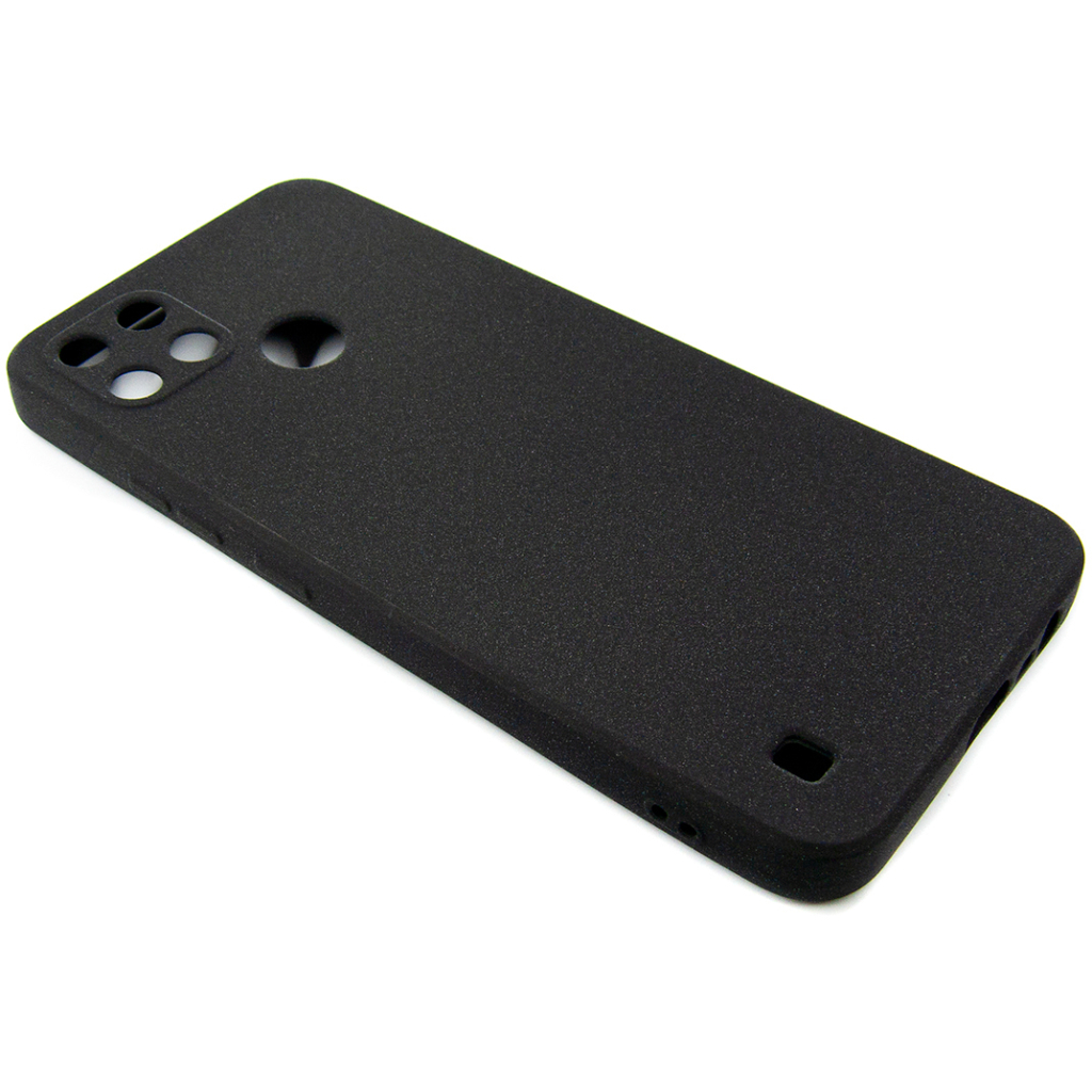Чохол до мобільного телефона Dengos Carbon Realme C25y (black) (DG-TPU-CRBN-145) - зображення 3