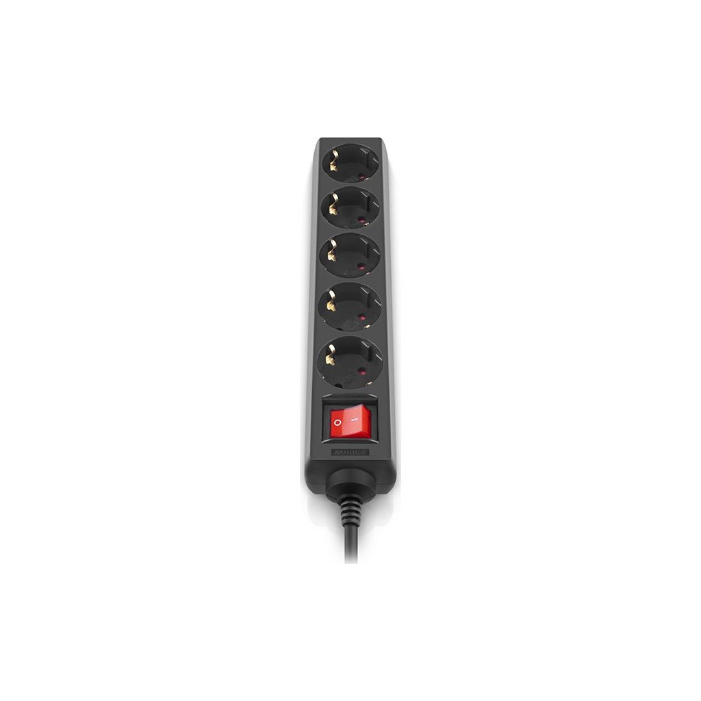 Мережевий фільтр живлення REAL-EL RS-PROTECT M 10m, black (EL122300037) - изображение 3