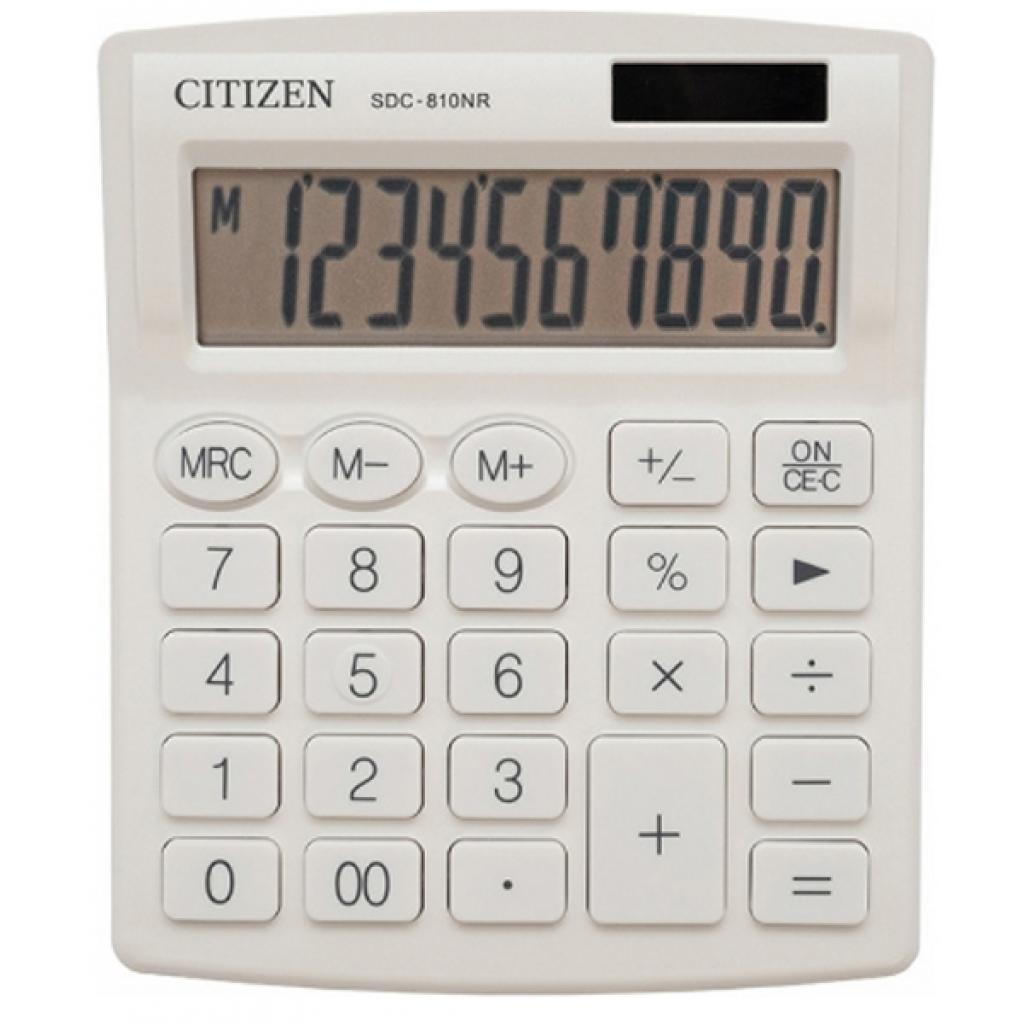Калькулятор Citizen SDC810NRWHE - изображение 1