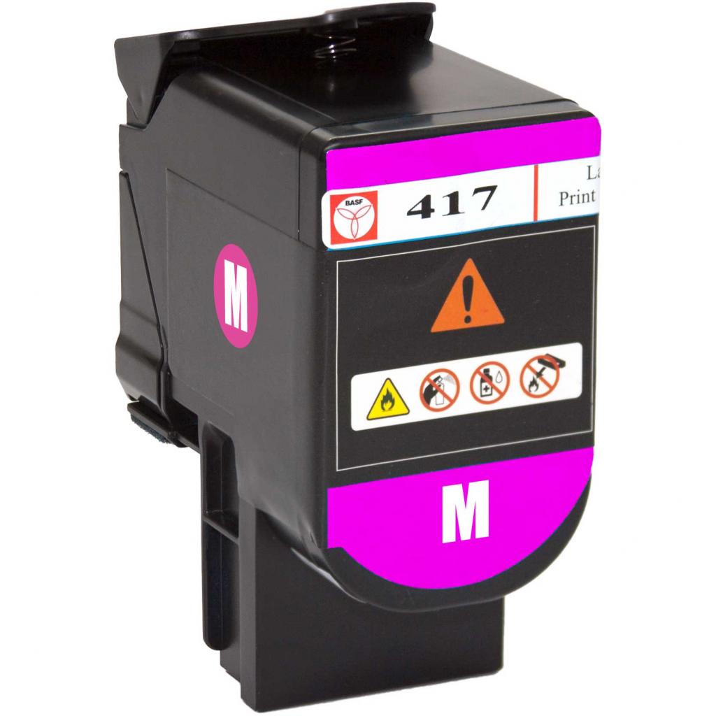 Тонер-картридж BASF Lexmark CS417dn 71B0H30 Magenta (BASF-KT-71B0H30) - зображення 3