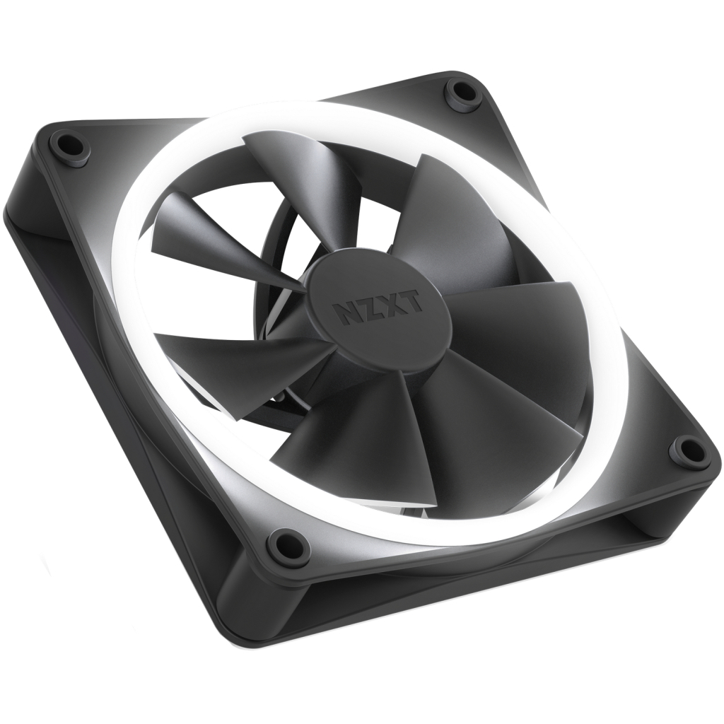 Кулер до корпусу NZXT F140RGB Single (Black) (RF-R14SF-B1) - зображення 4