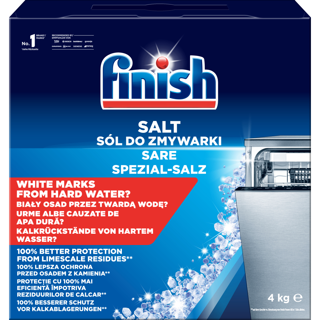 Сіль для посудомийних машин Finish 4 кг (8594002687397) - изображение 1