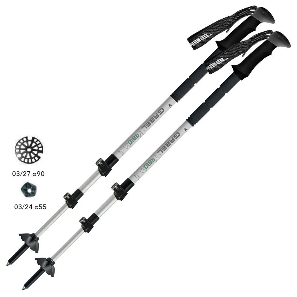 Трекінгові палиці Gabel Mont Blanc Tour Lite black/green (034.0021) - изображение 3