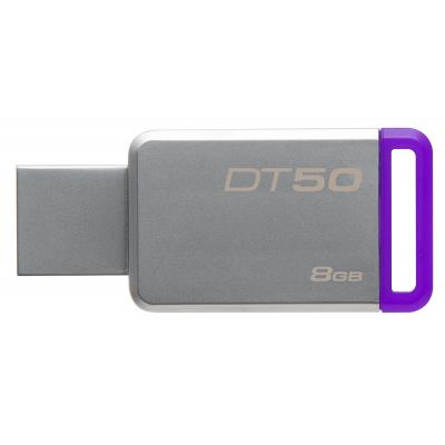 USB флеш накопичувач Kingston 8GB DT50 USB 3.1 (DT50/8GB) - зображення 1