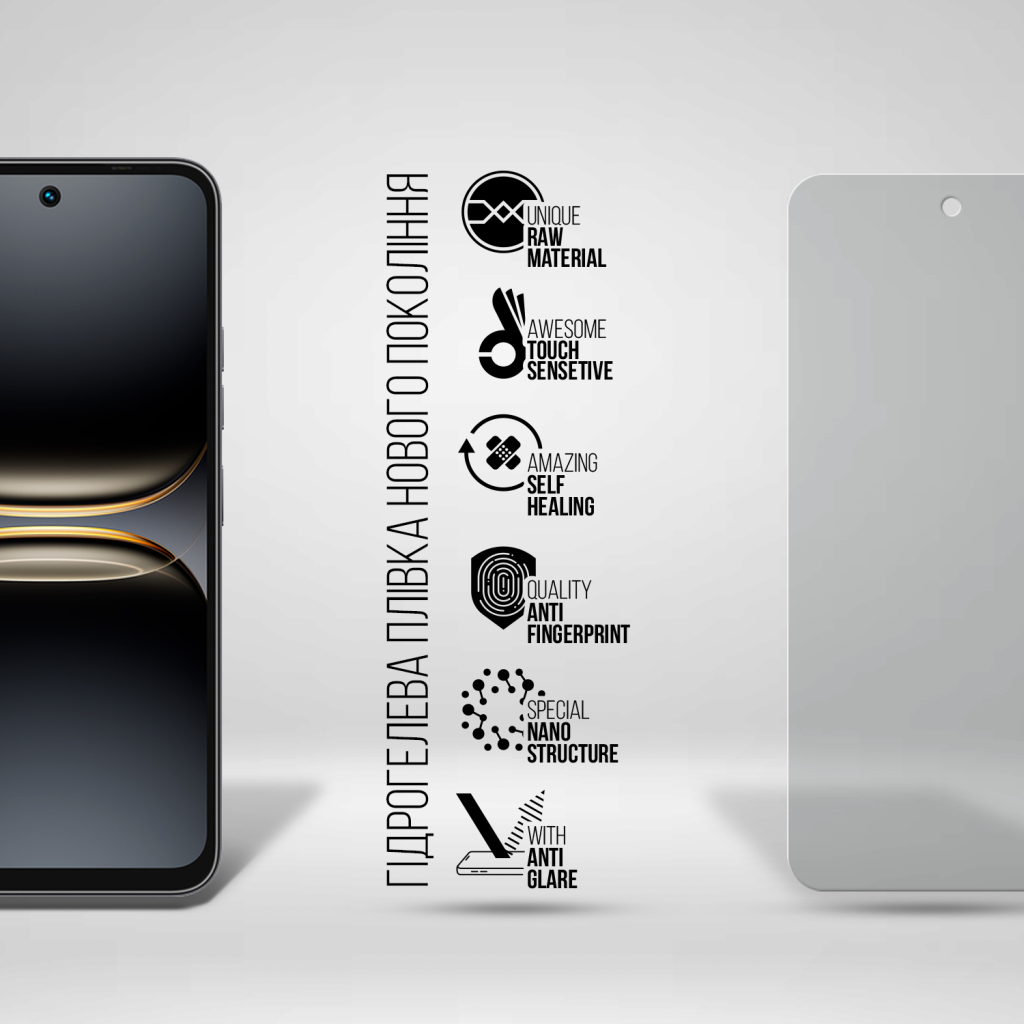 Плівка захисна Armorstandart hydrogel Matte Tecno Spark Go 2 4G (ARM87118) - зображення 2