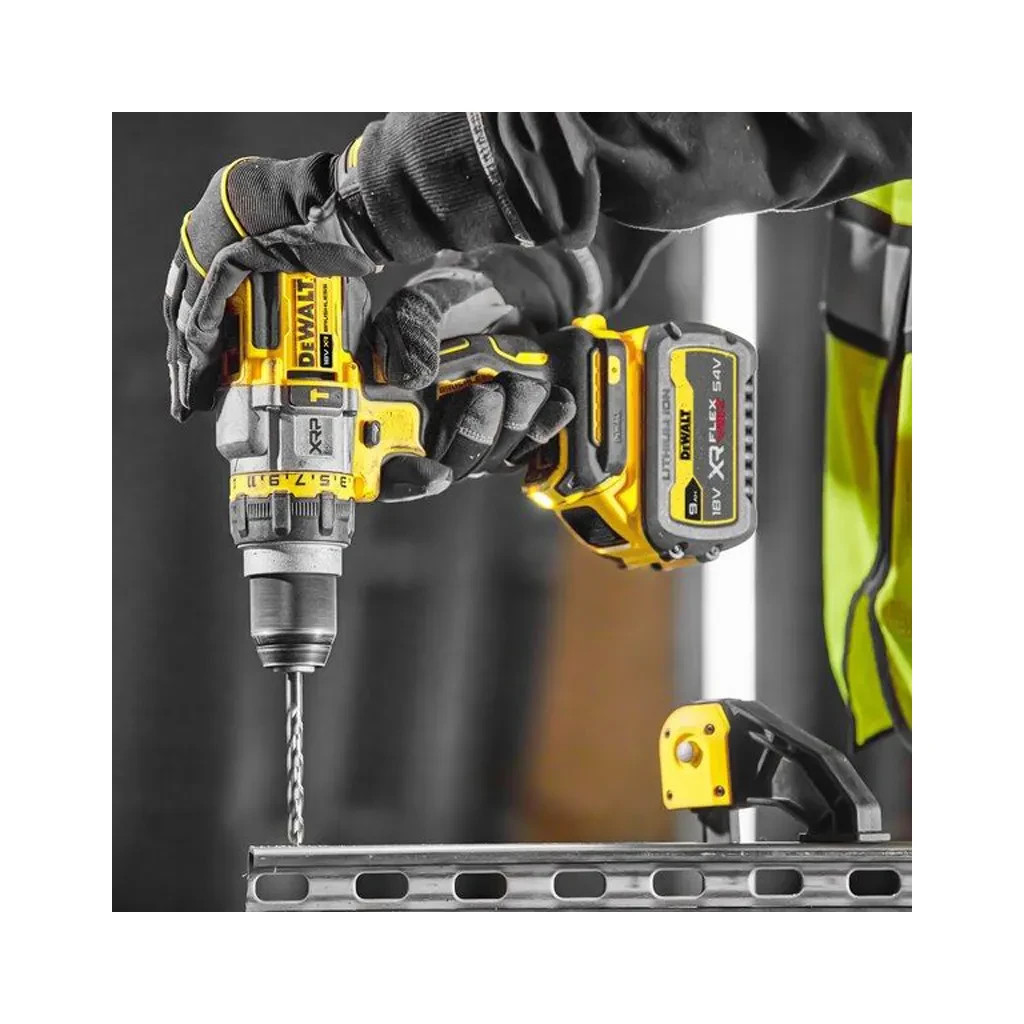 Шуруповерт DeWALT XR Li-lon 18 В, 2 АКБ + ЗП, кейс TSTAK (DCD999X1) - зображення 6