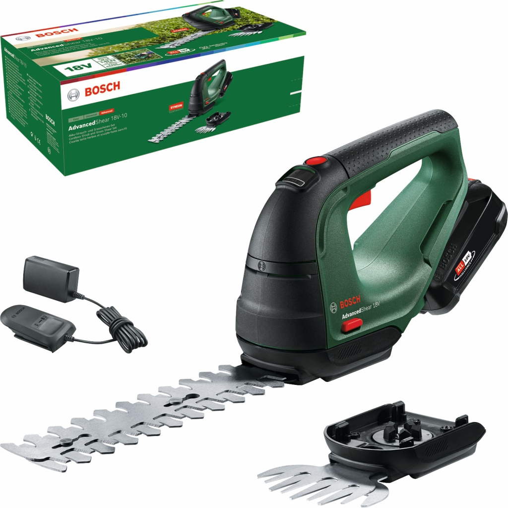 Кущоріз Bosch AdvancedShear 18V-10, PBA, 2.0Ah (0.600.857.000) - зображення 2
