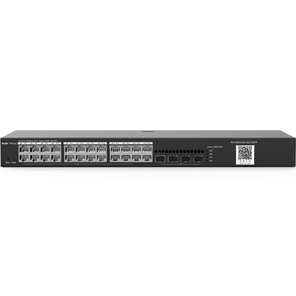 Комутатор мережевий Ruijie Networks RG-NBS3100-24GT4SFP - зображення 1