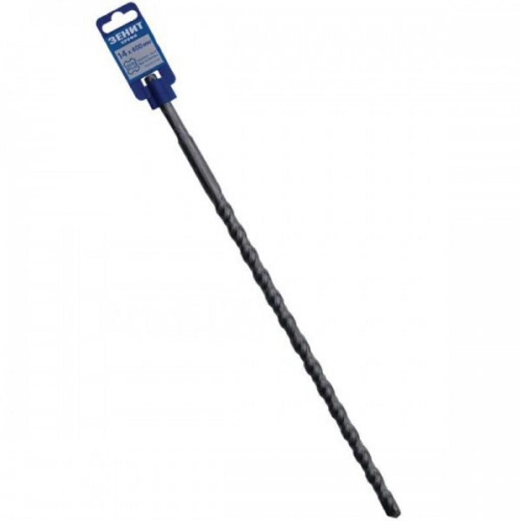 Бур Зеніт "ПРОФІ" SDS-Plus 14х400 мм, спіраль 4S (20014400) - зображення 1