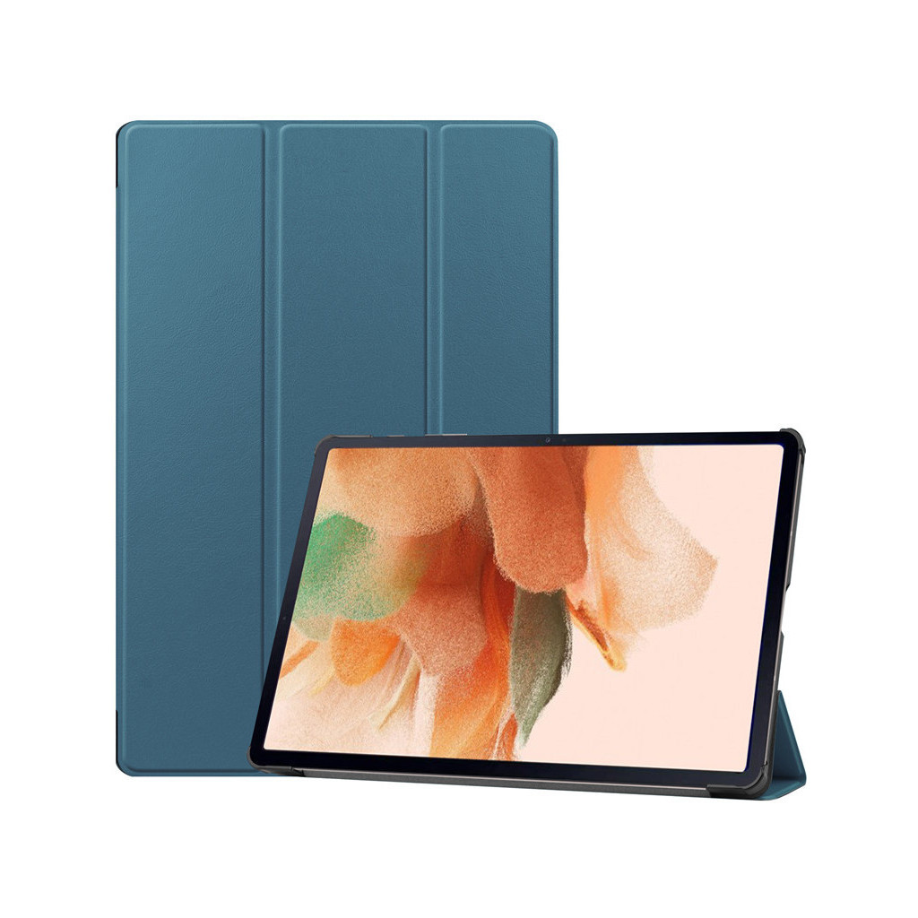 Чохол до планшета BeCover Samsung Tab S7 FE 12.4 SM-T730/SM-T735/S8 Plus 5G SM-X800/SM-X806 Dark Green (706701) - зображення 3