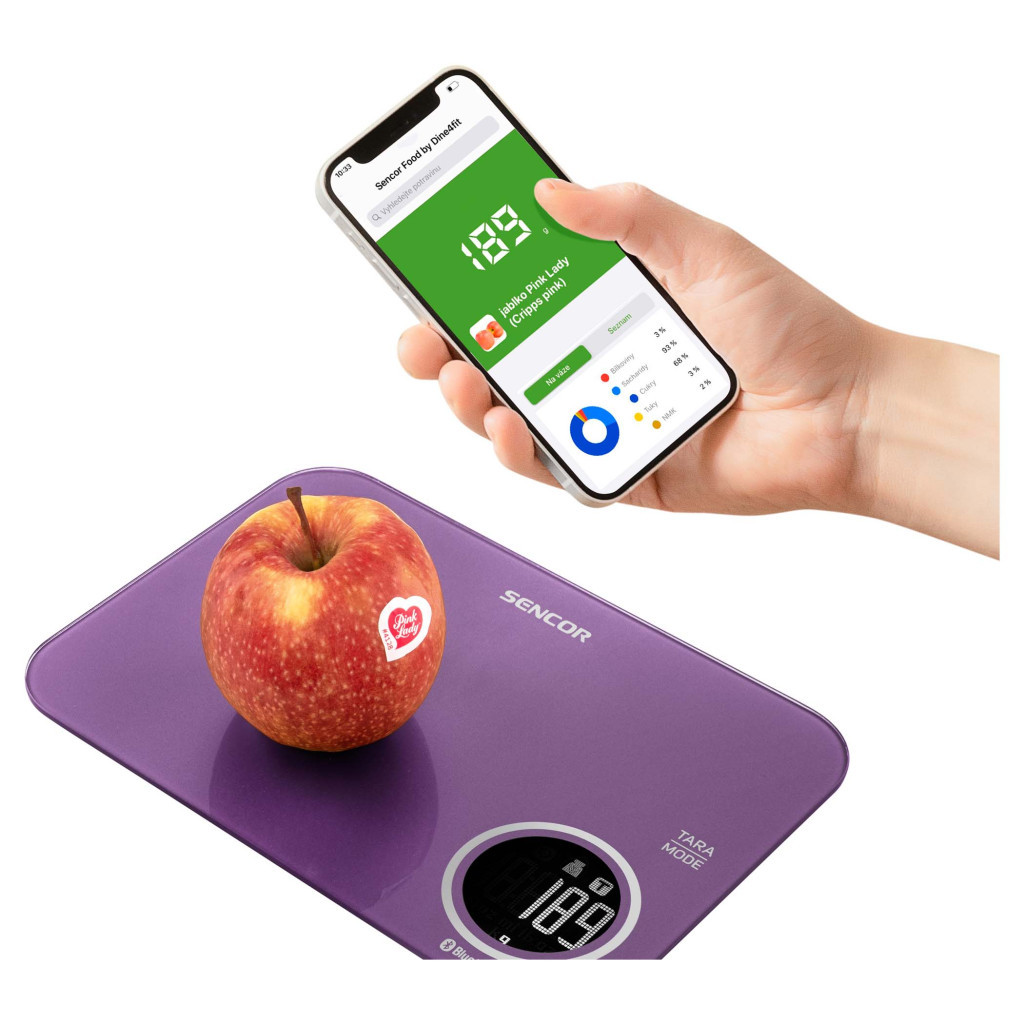 Ваги кухонні Sencor SKS7073VT - изображение 5