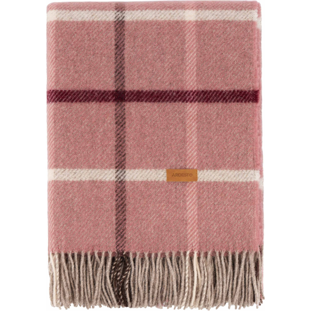 Плед Ardesto Leonardo Alpina 100% вовна, рожевий 140x200 см (ART0701LM) - picture 3