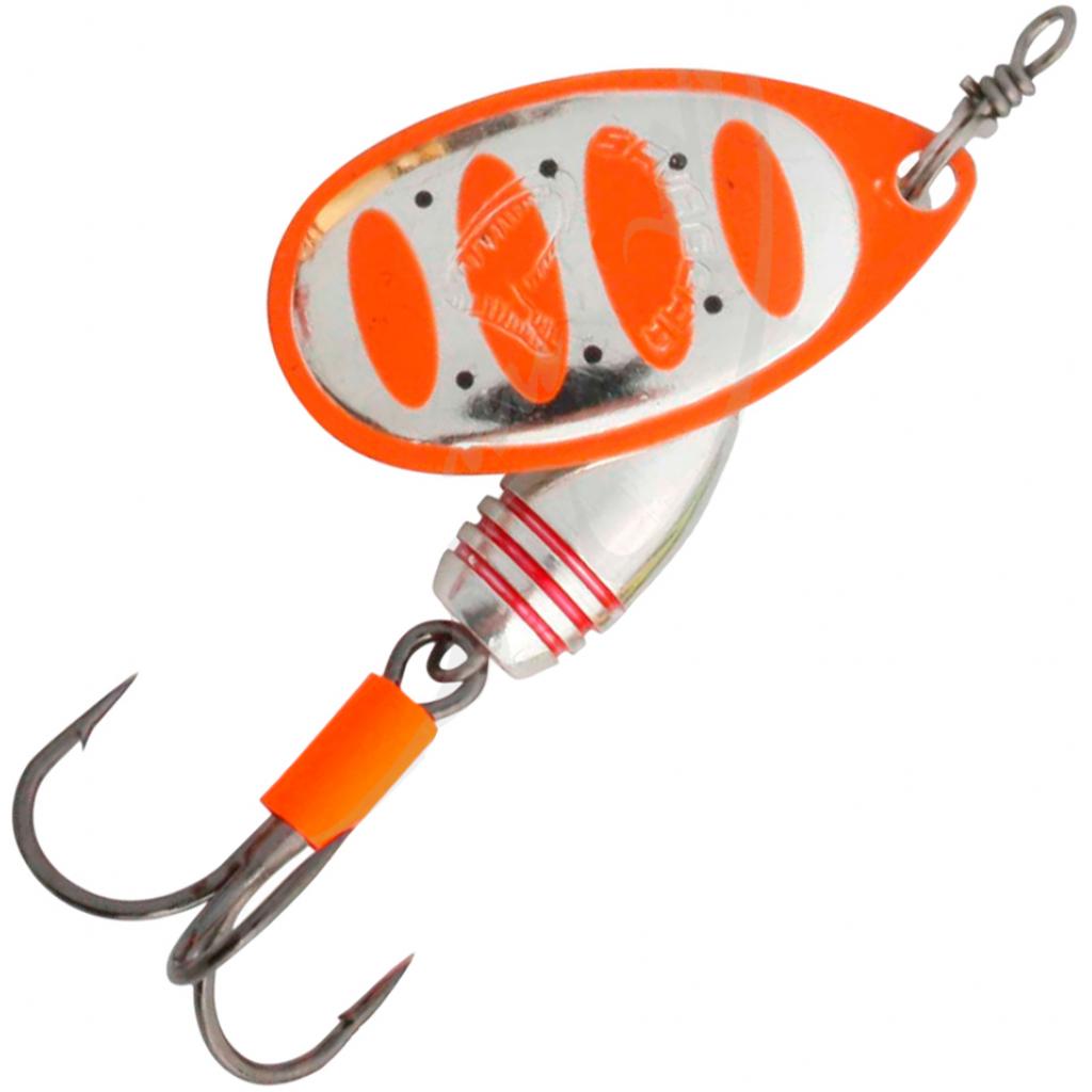 Блешня Savage Gear Rotex Spinner #2 5.5g 04-Fluo Orange Silver (1854.05.80) - зображення 1