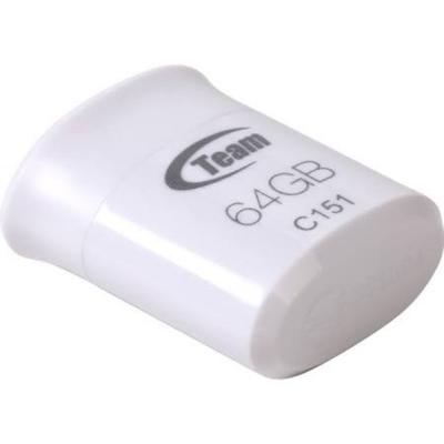 USB флеш накопичувач Team 64GB C151 Silver USB 2.0 (TC15164GS01) - зображення 2