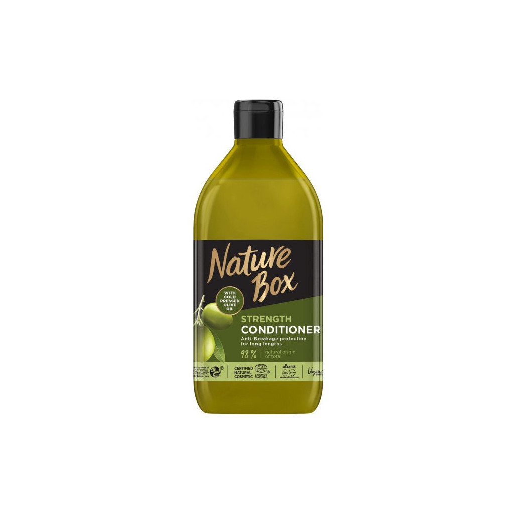 Кондиціонер для волосся Nature Box для зміцнення довгого волосся 385 мл (9000101251104) - зображення 1