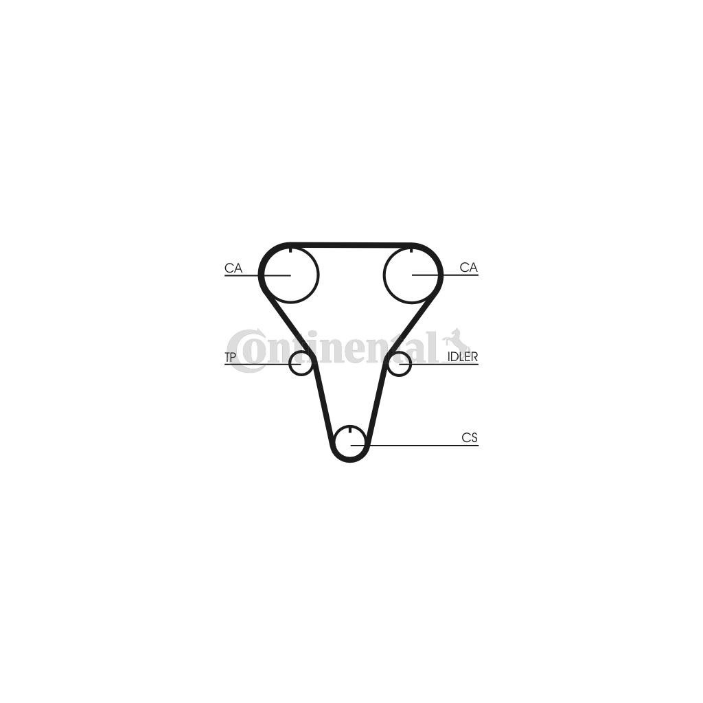 Ремінь ГРМ CONTITECH CT769 - зображення 2