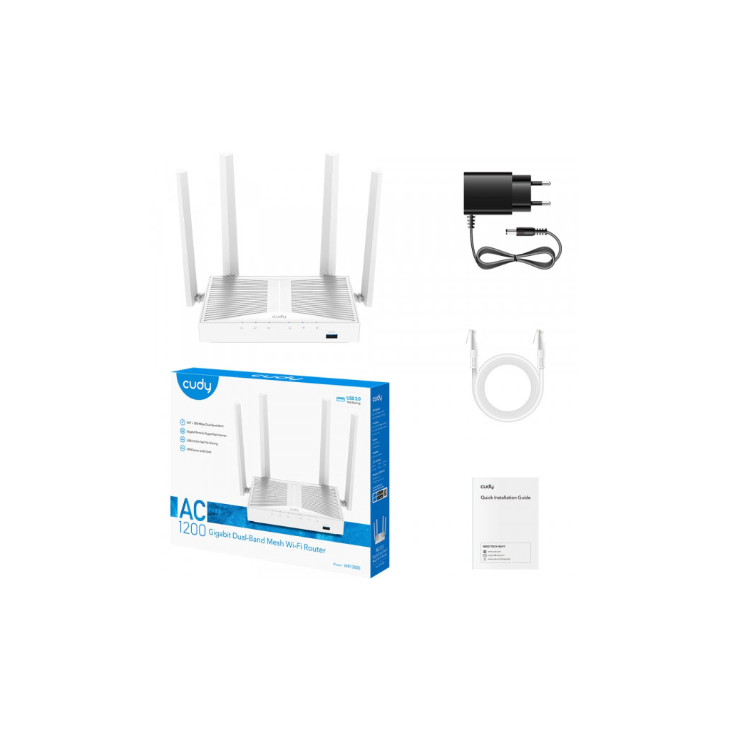 Маршрутизатор Cudy WR1300S - зображення 3