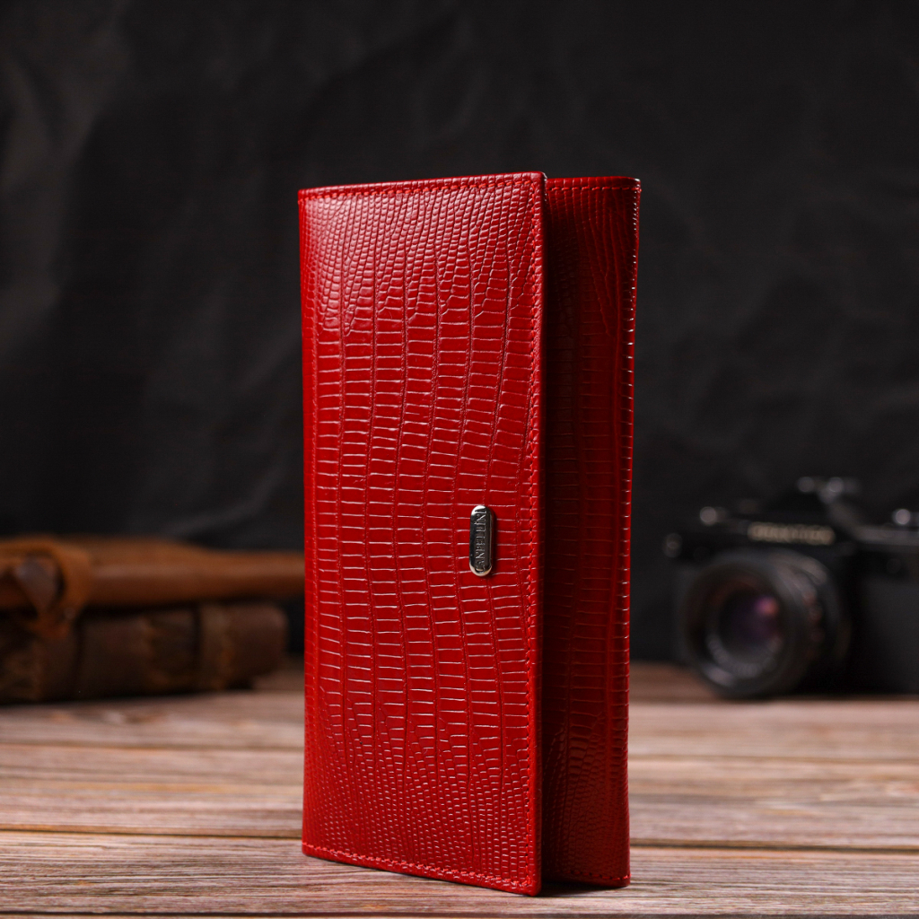 Гаманець Canpellini З натуральної шкіри Червоний (21823) - зображення 8