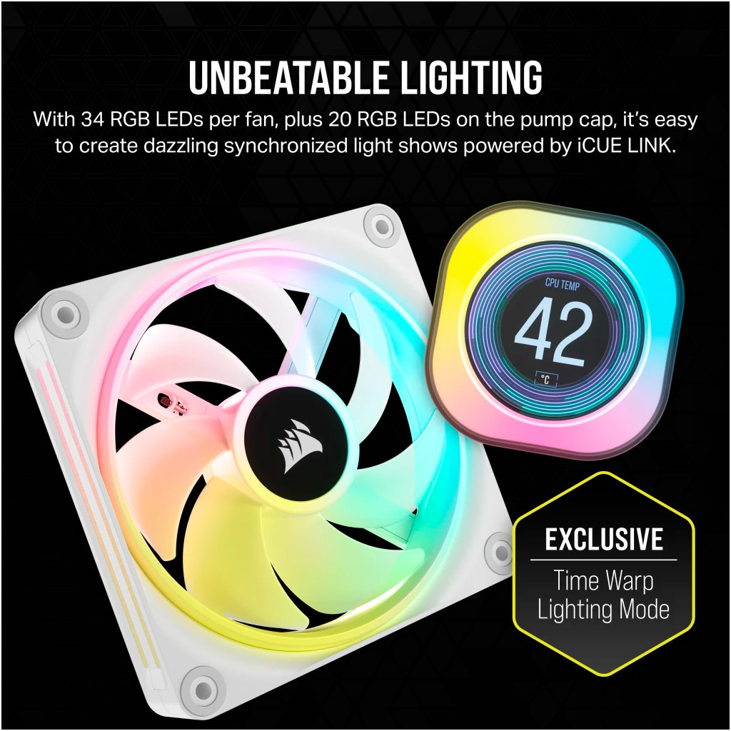 Система рідинного охолодження Corsair iCUE Link H150i LCD RGB (CW-9061008-WW) - зображення 8