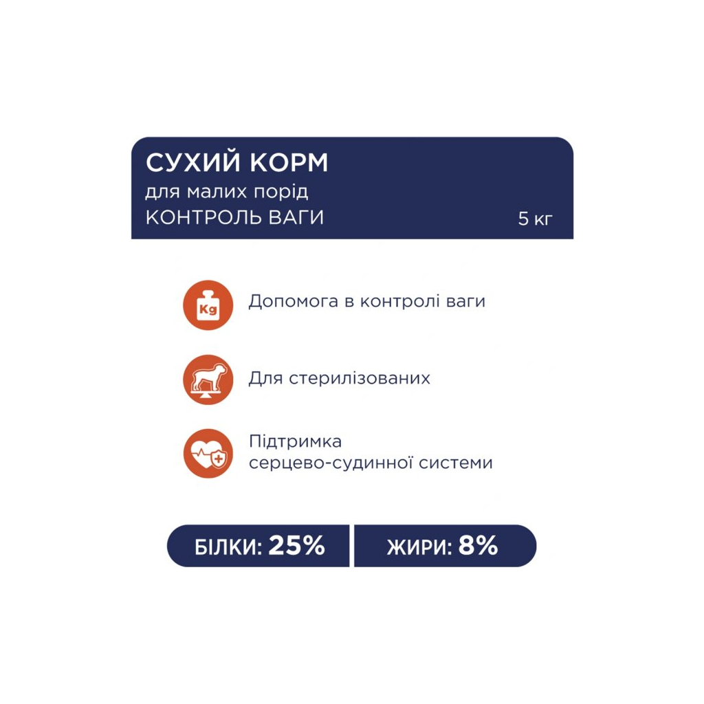 Сухий корм для собак Club 4 Paws Преміум. Контроль ваги з індичкою для малих порід 5 кг (4820215367851) - зображення 4