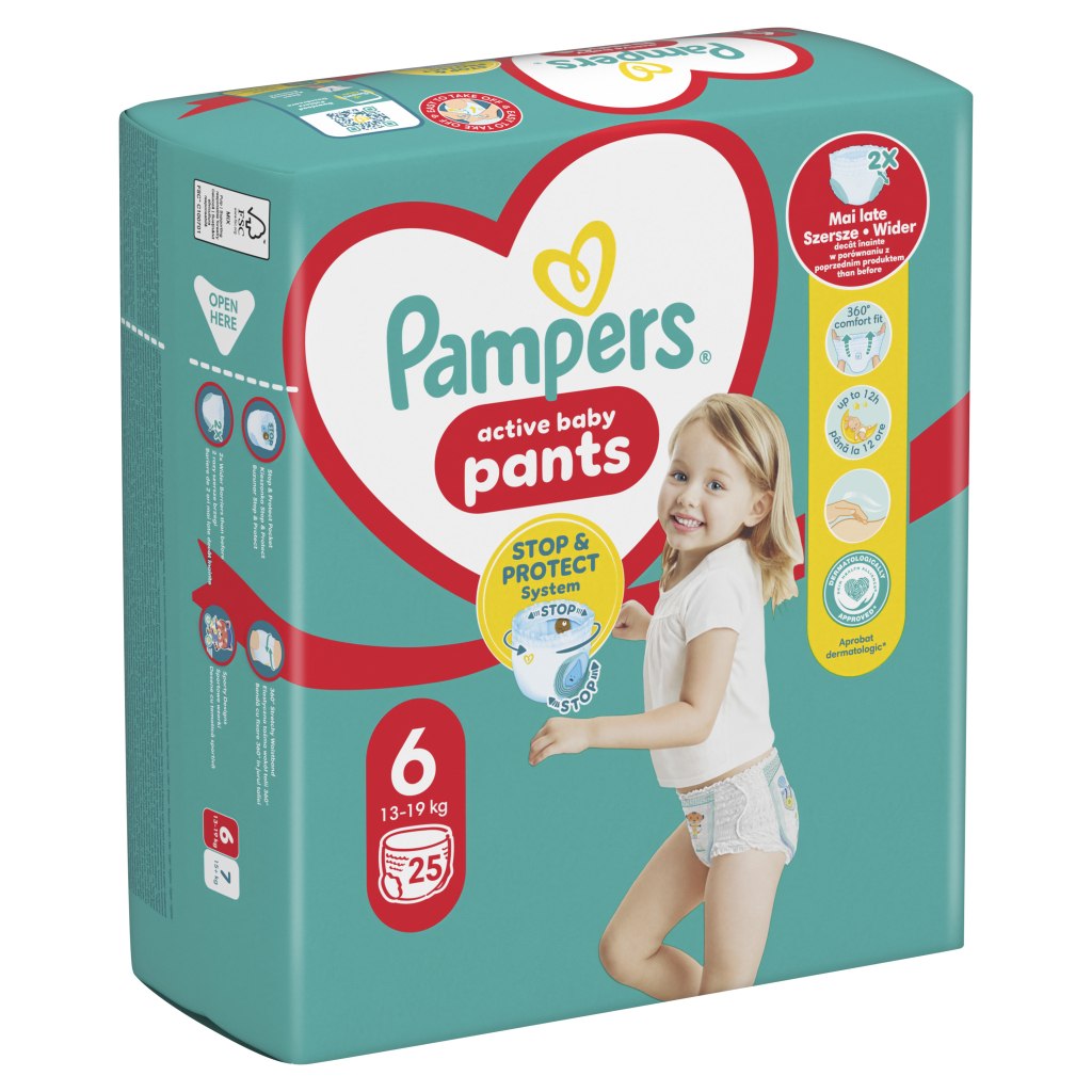 Підгузки Pampers трусики Pants Giant Розмір 6 (14-19 кг) 25 шт (8006540069745) - зображення 2