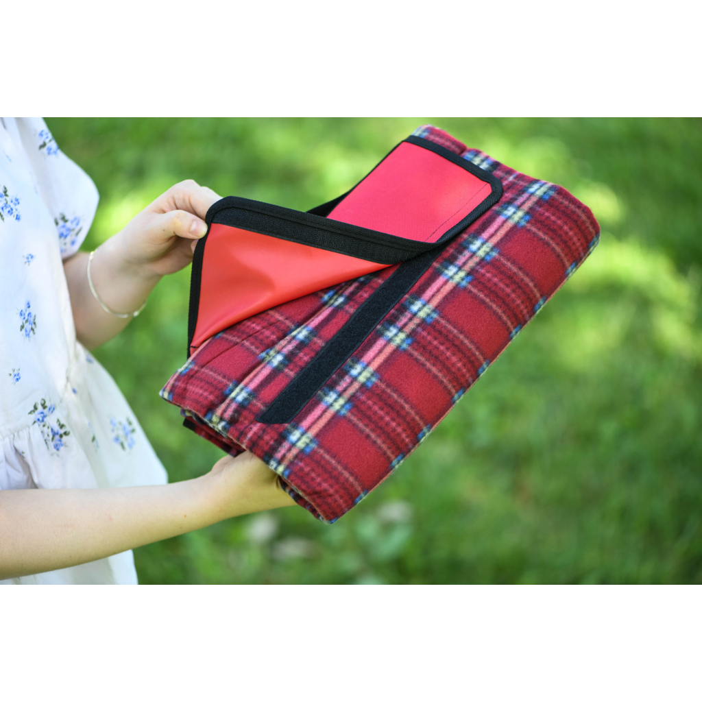 Плед Ardesto Picnic 130х170см, 100% поліестер, клітинка червоний (ART0916RC) - зображення 5