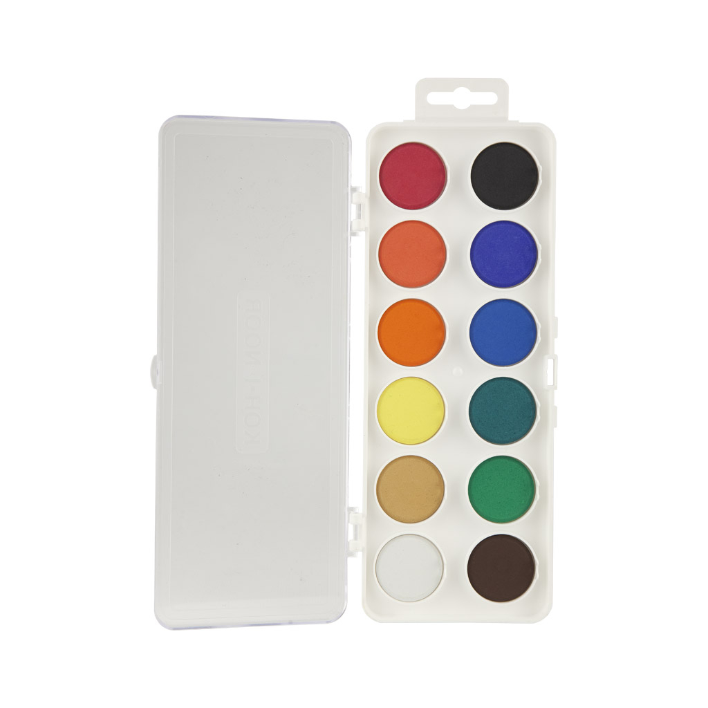 Акварельні фарби Koh-i-Noor 12 кольорів (172510) - зображення 2