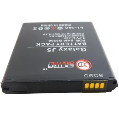 Акумуляторна батарея Extradigital Samsung Galaxy J5 J500H/DS (2400 mAh) (BMS6408) - зображення 4