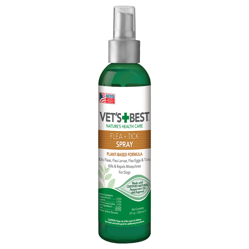Спрей для тварин Vet's Best Від бліх, кліщів та москітів для собак 236 мл (0031658103461) - зображення 1