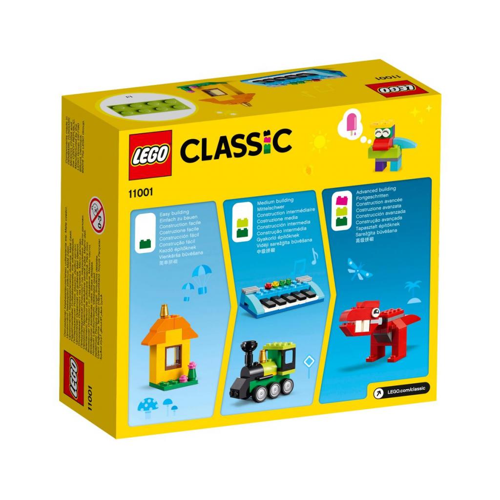 Конструктор LEGO Classic Кубики та ідеї 123 деталі (11001) - зображення 2