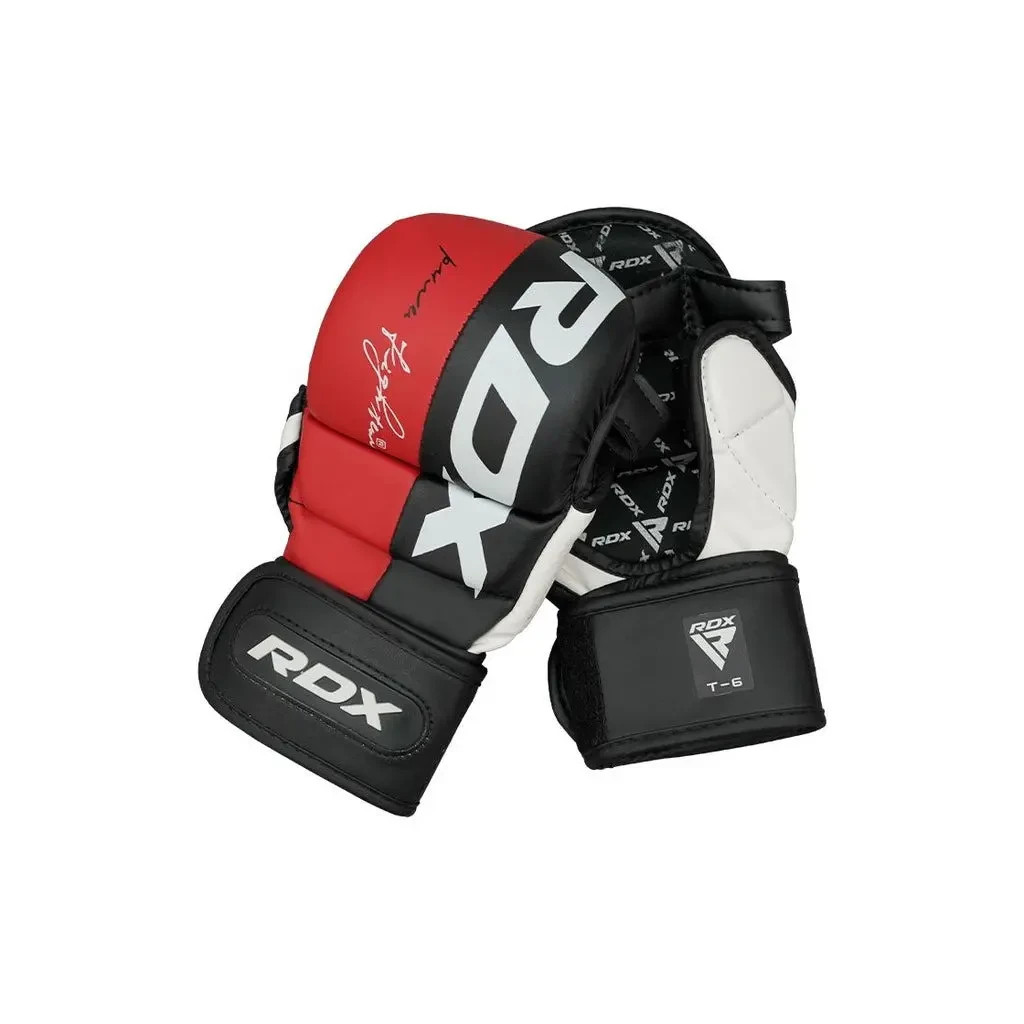 Рукавички для MMA RDX T6 Plus Rex Red L (GGR-T6R-L+) - изображение 3