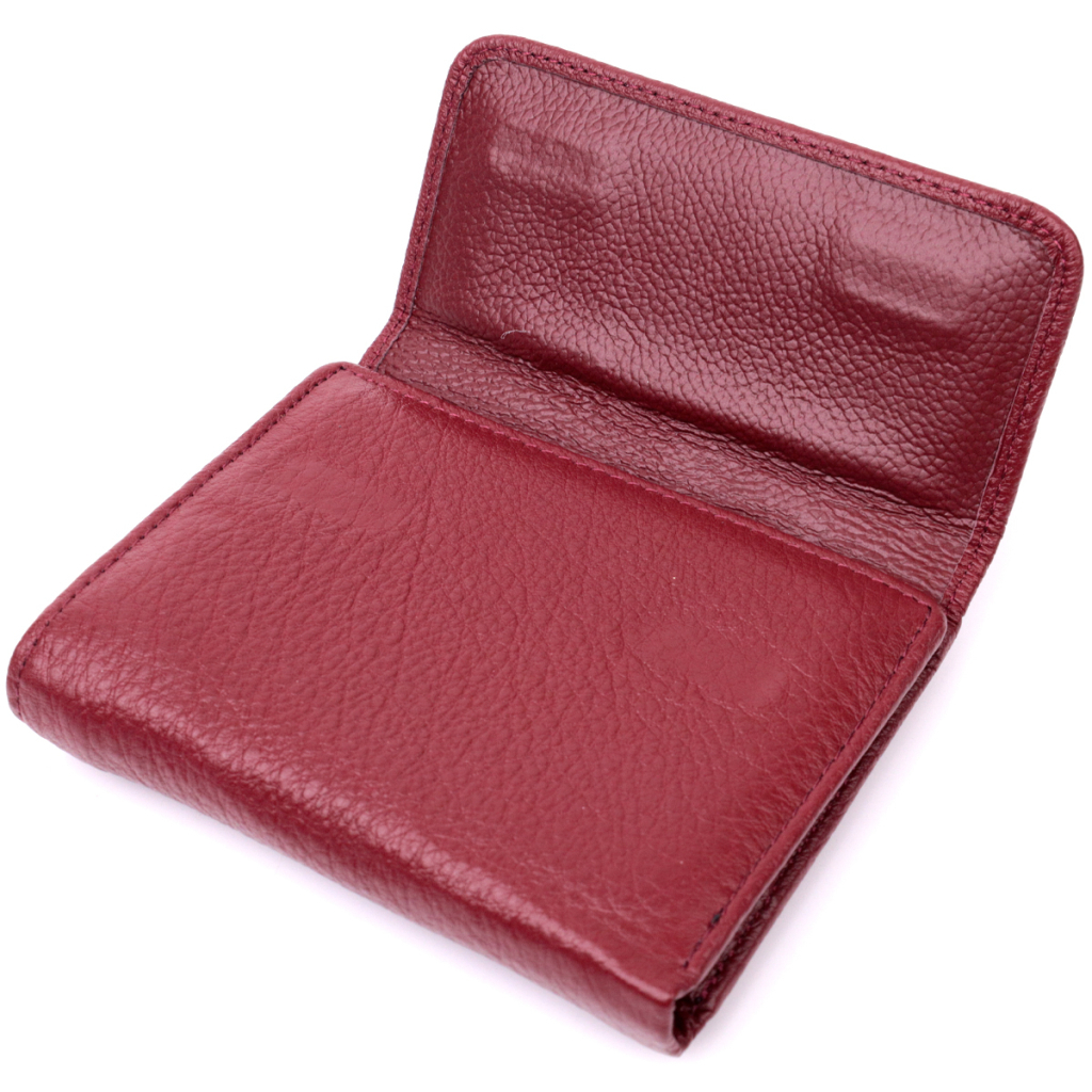 Гаманець ST Leather Шкіряний Бордовий (19480) - зображення 5