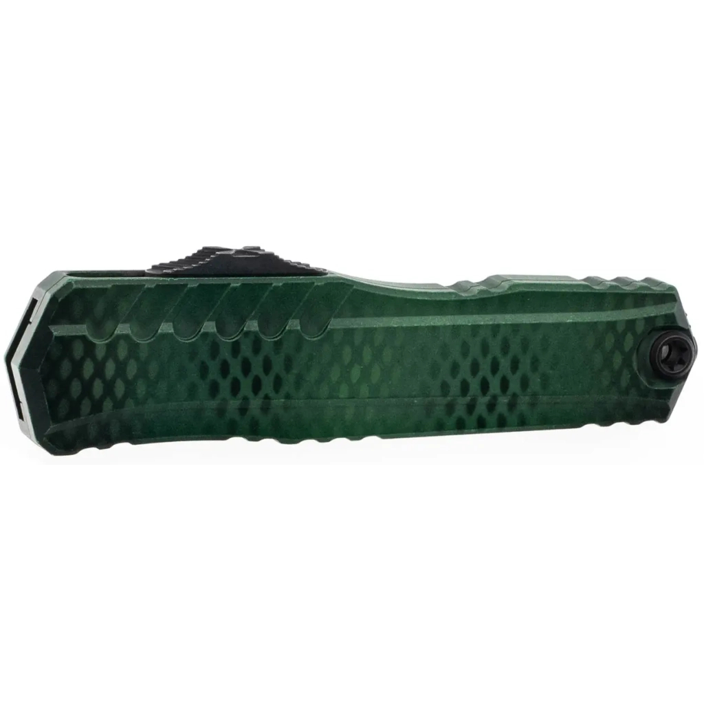 Ніж Microtech Cypher II D/E Black Blade X-51 Handle Green (1242-1GRX51S) - зображення 3