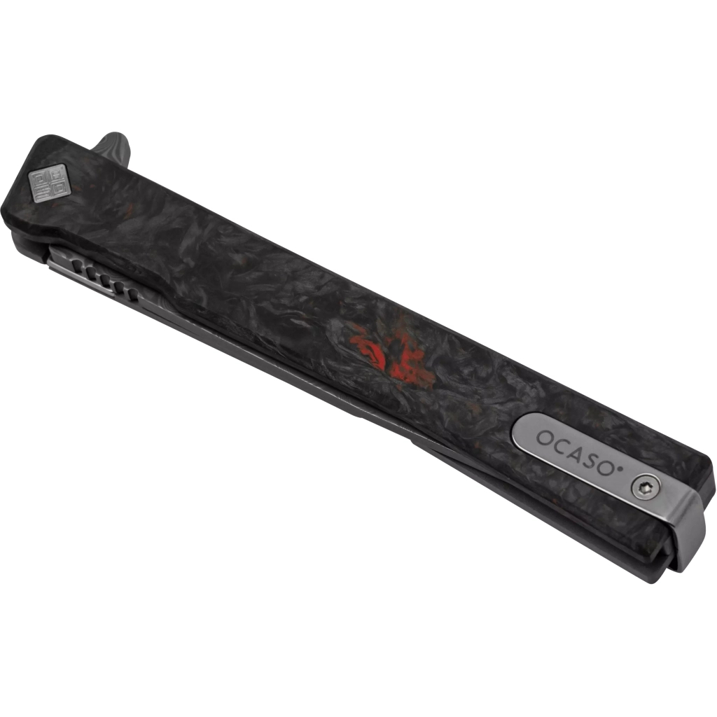 Ніж Ocaso Solstice Fat Carbon Red Damascus (10IFR) - зображення 6