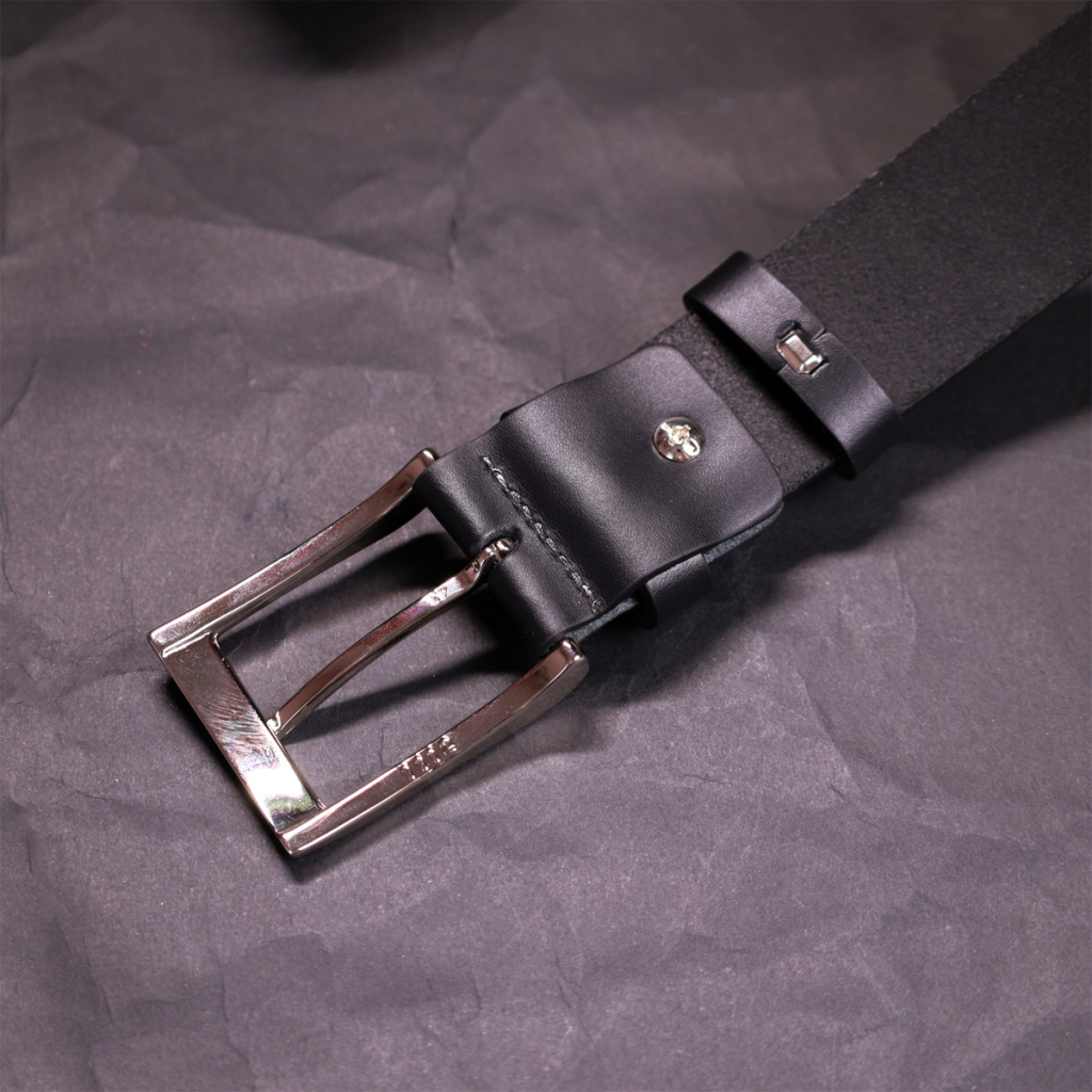 Ремінь Grande Pelle Брючний з натуральної шкіри Чорний (11674) - зображення 10