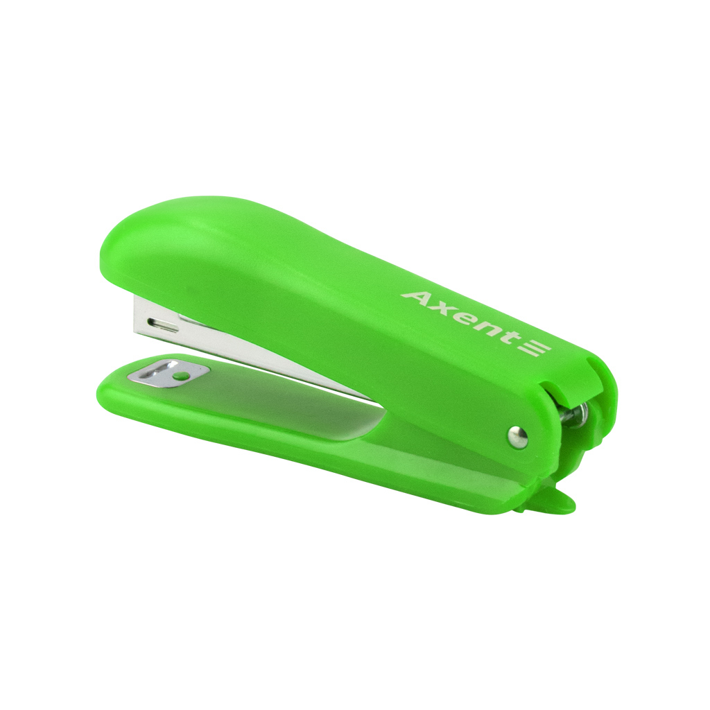 Степлер Axent Standard No. 10/5, 15 sheets, Light green (4222-09-A) - зображення 2