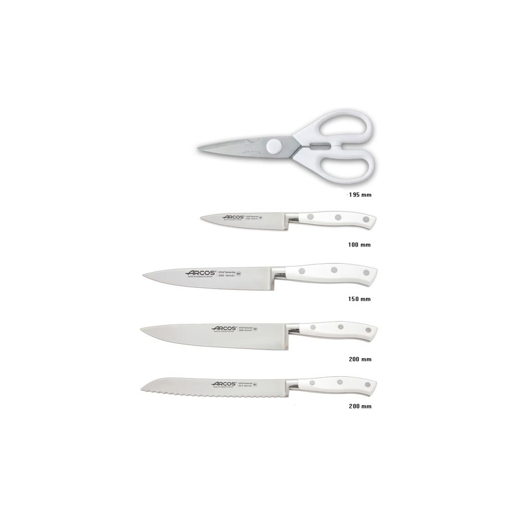 Набір ножів Arcos серія "Riviera White" 5 предметів (235024) - зображення 2