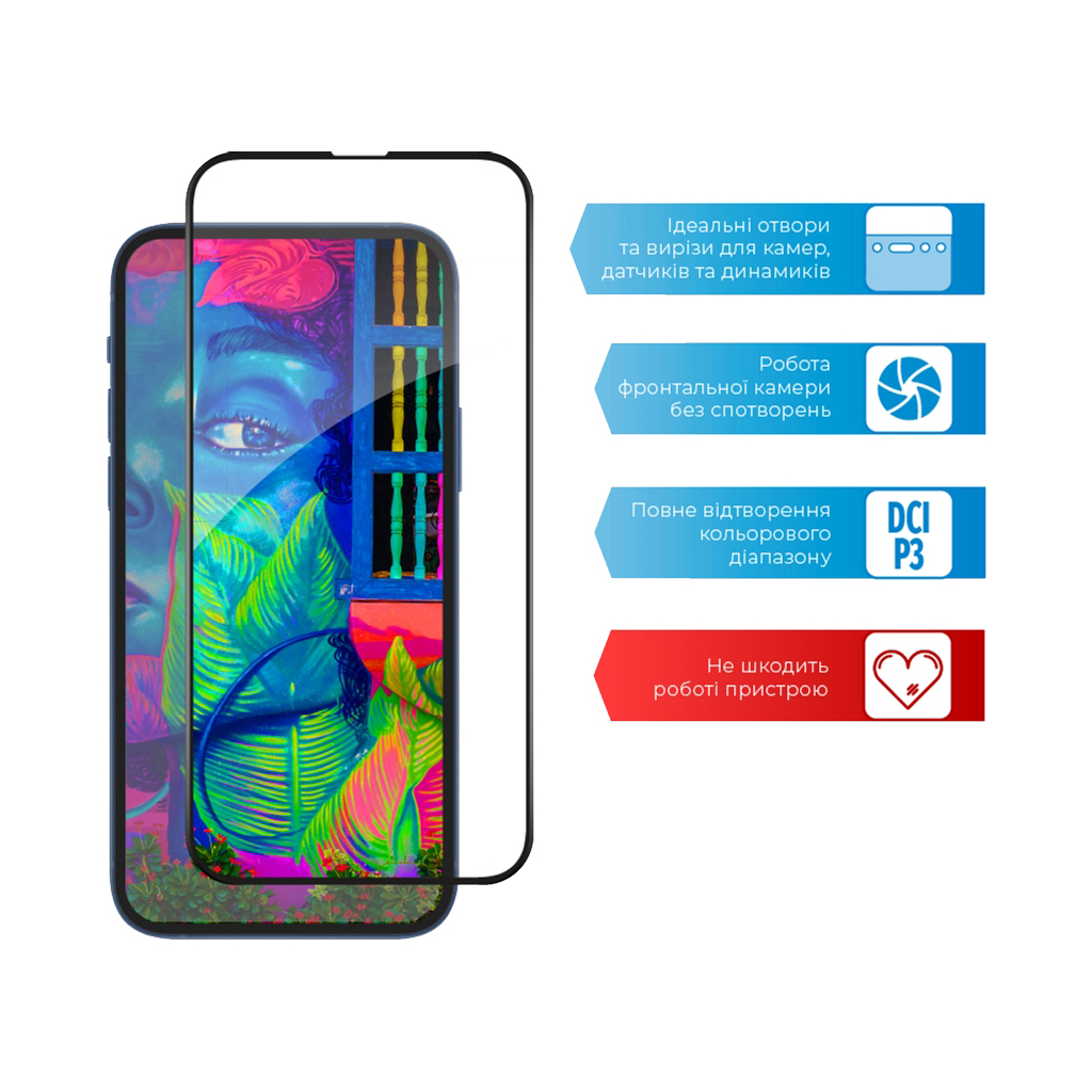 Скло захисне ACCLAB Full Glue Apple iPhone 13 Pro Max (1283126515422) - зображення 4