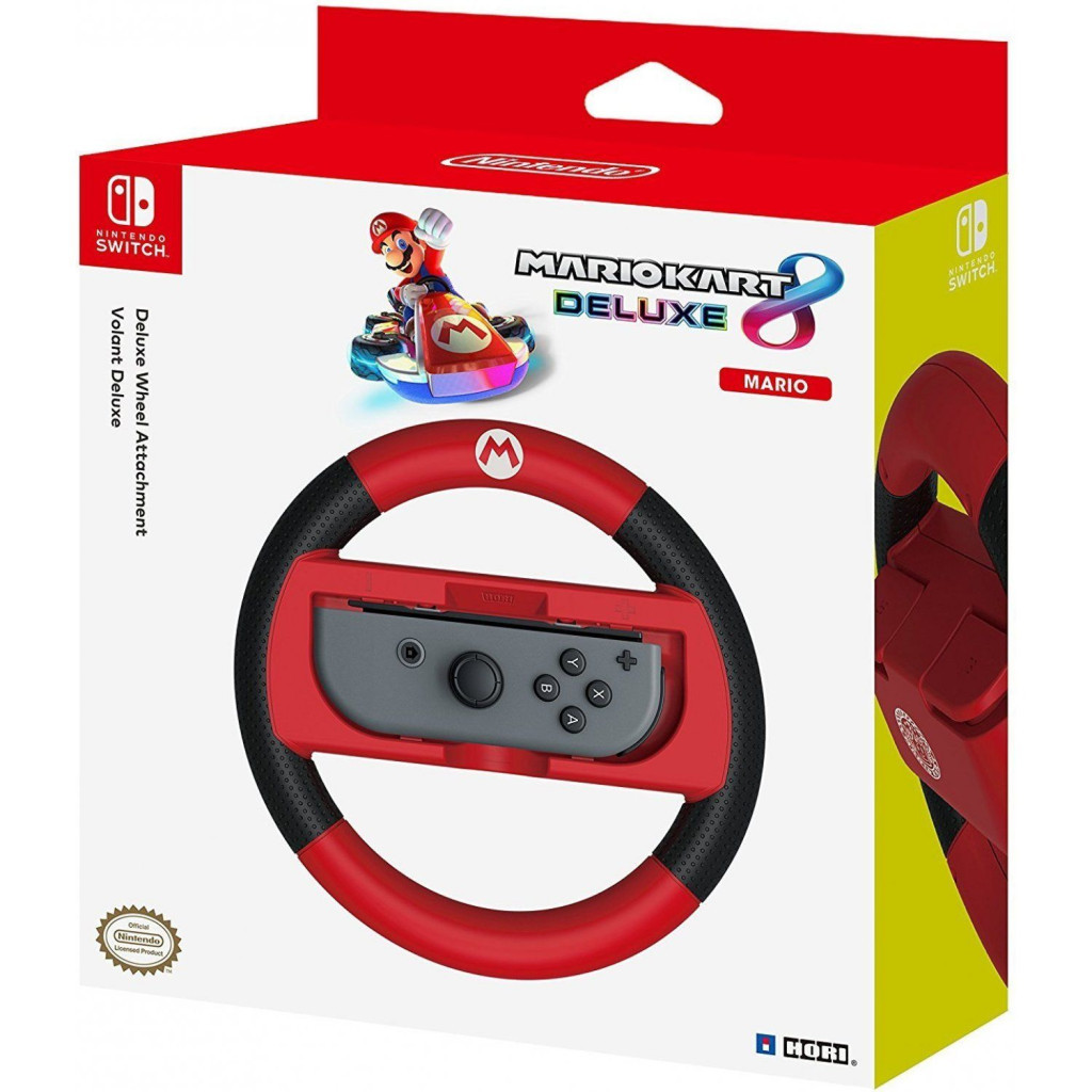 Кермо Hori Racing Wheel for Nintendo Switch (Mario) (NSW-054U) - зображення 4