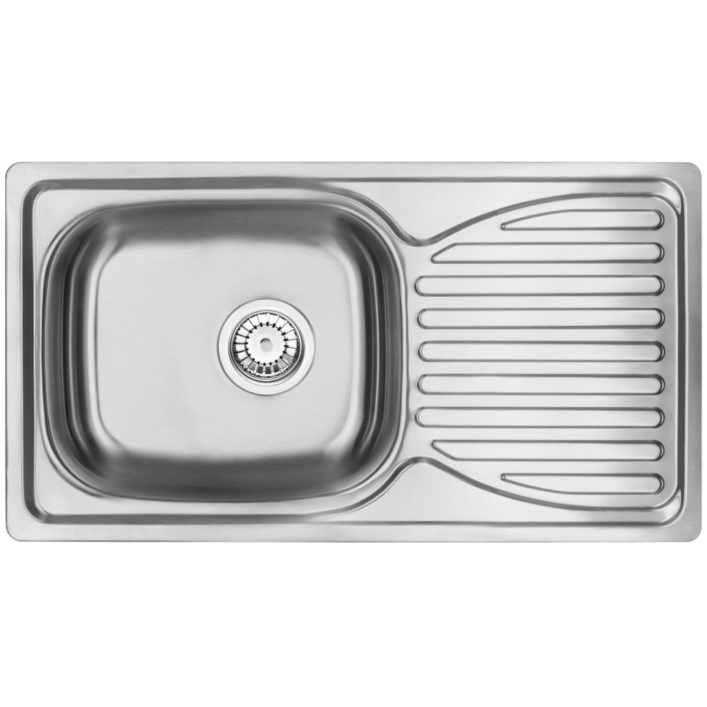 Мийка кухонна Deante Doppio, сталева мийка ZEN_0113 + змішувач BYU_060M, сатін (ZENA0113) - зображення 3