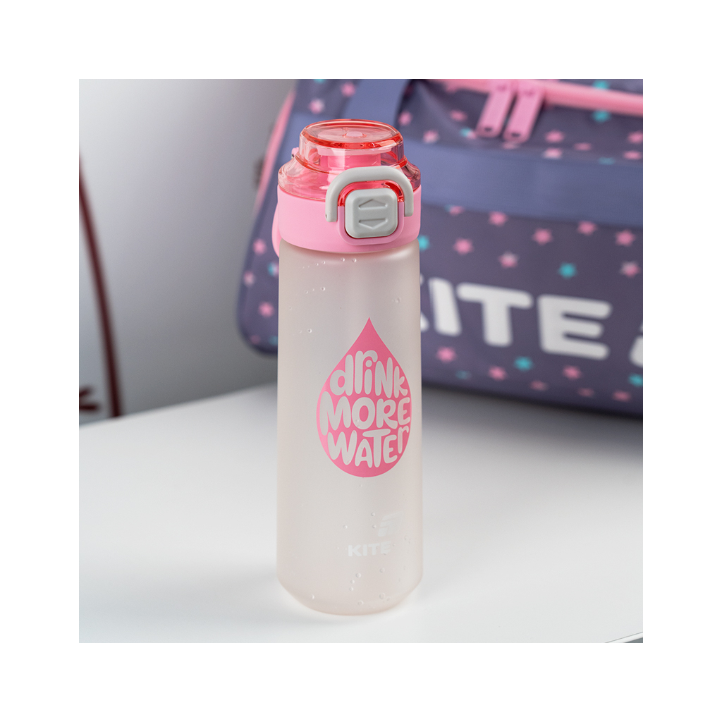 Пляшка для води Kite 760 мл, сіро-рожева (K25-1214-3) - зображення 6