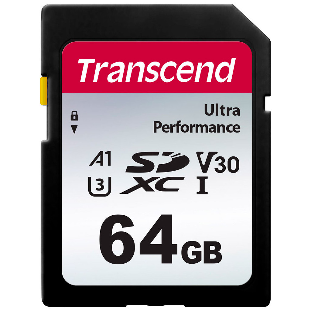 Карта пам'яті Transcend 64GB SD class 10 UHS-I U3 4K (TS64GSDC340S) - зображення 1